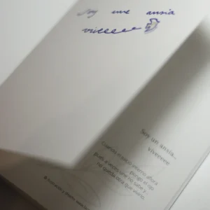 Libreta «soy un ansia... viveeee»